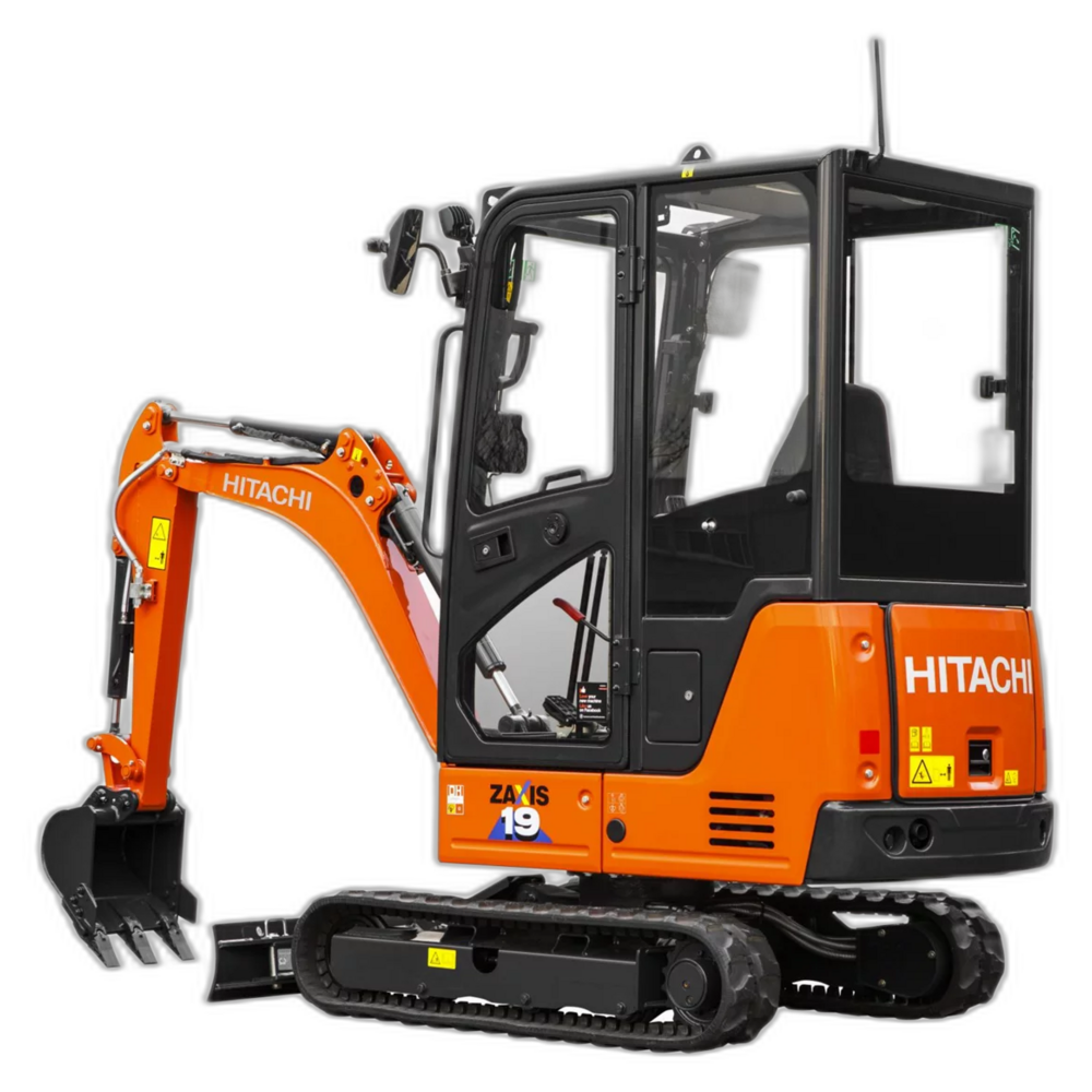 Wynajem minikoparki Hitachi ZX19