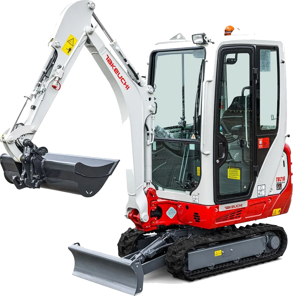 Takeuchi TB216 minikoparka 1,6 t